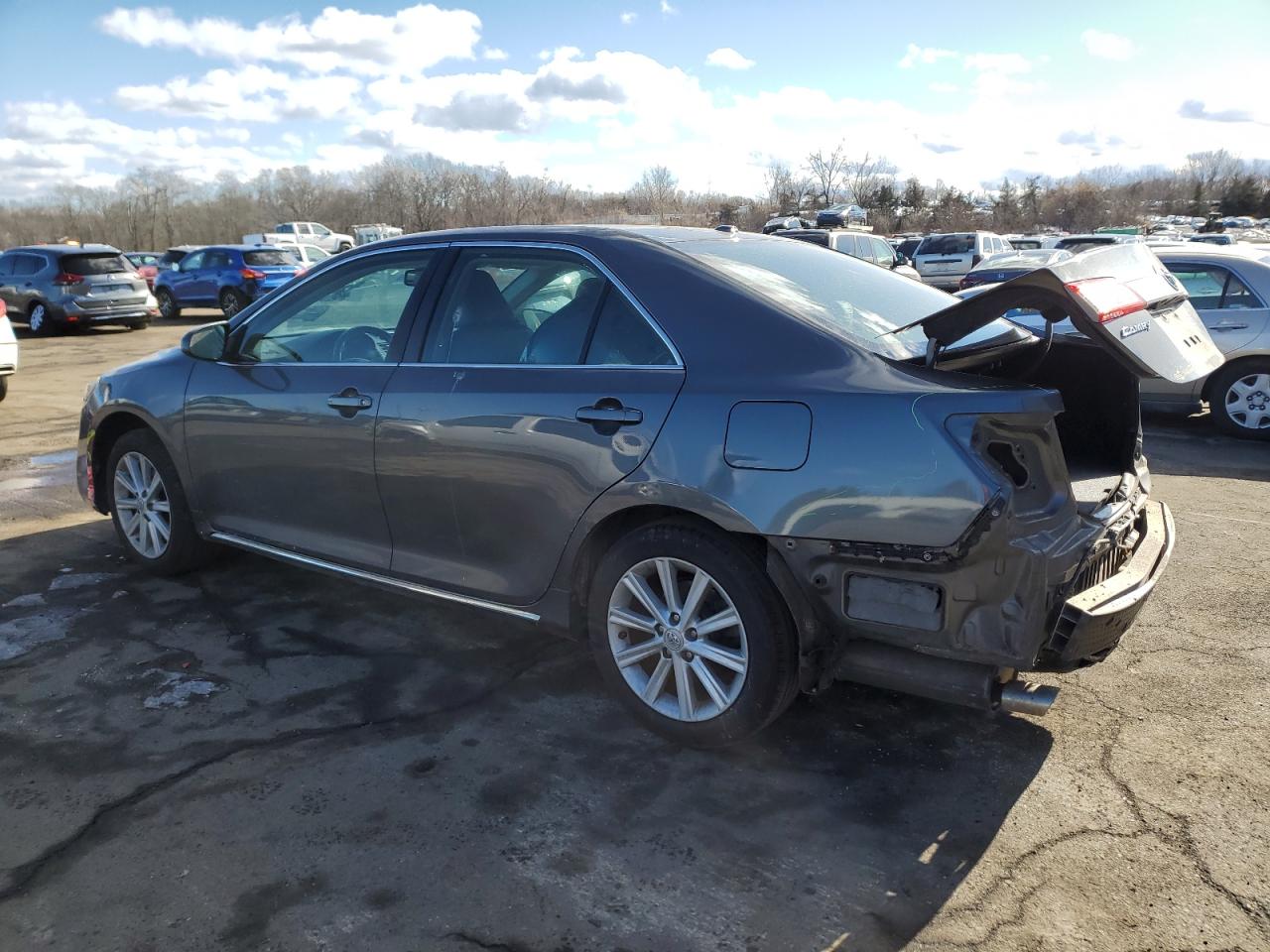 2012 Toyota Camry VIN 4T1BK1FK1CU509136 Copart auction photo, rear end damage thumbnail 2