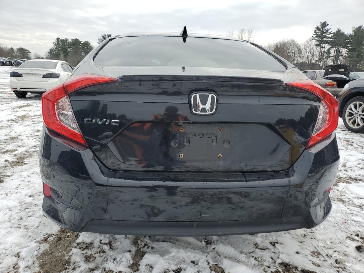 2018 Honda Civic VIN JHMFC1F74JX022053 Copart auction photo, front end / side damage thumbnail 6