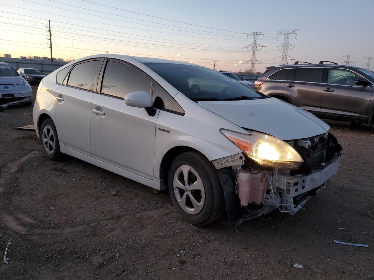 2015 Toyota Prius VIN JTDKN3DU1F0440830 Copart auction photo, front end / rear end damage thumbnail 4