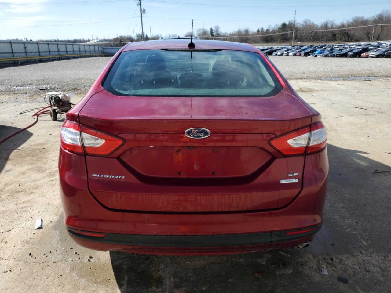 2015 Ford Fusion VIN 3FA6P0HD2FR230618 Copart auction photo, side / rear end damage thumbnail 6