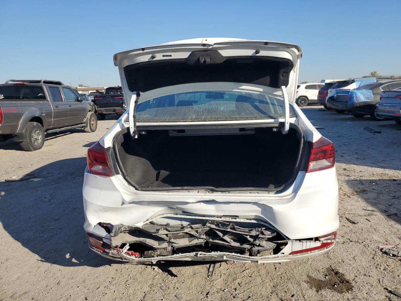 2020 Hyundai Elantra VIN 5NPD84LF5LH575574 Copart auction photo, rear end / minor dent/scratches damage thumbnail 6