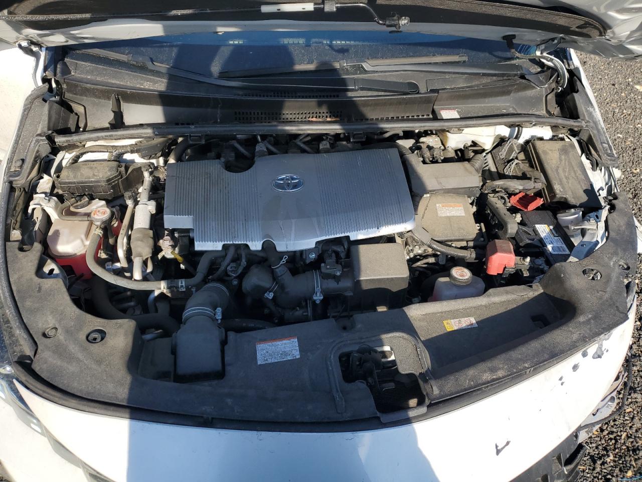 2022 Toyota Prius VIN JTDKAMFP2N3218383 Copart auction photo, front end damage thumbnail 11