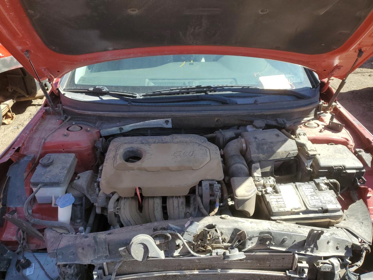 2019 Hyundai Sonata VIN 5NPE34AF5KH808762 Copart auction photo, front end damage thumbnail 11