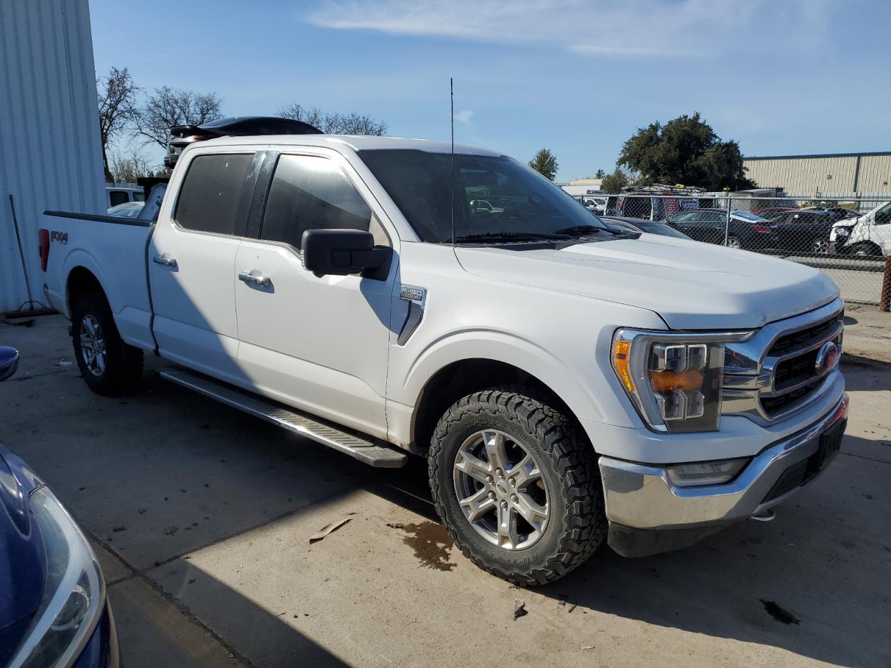 2021 Ford F-150 VIN 1FTFW1E86MFC81141 Copart auction photo, rear end damage thumbnail 4
