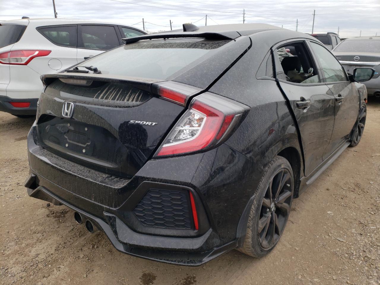 2018 Honda Civic VIN SHHFK7H46JU236321 Copart auction photo, biohazard/chemical / side damage thumbnail 4