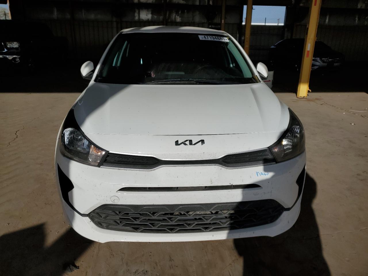 2022 KIA Rio VIN 3KPA24AD2NE478605 Copart auction photo, rear end damage thumbnail 5