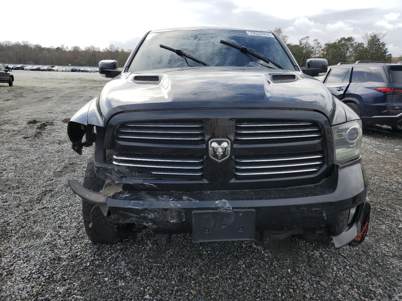 2014 RAM 1500 VIN 1C6RR7MT7ES217333 Copart auction photo, front end damage thumbnail 5