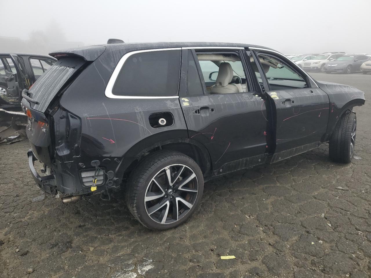 2019 Volvo XC90 VIN YV4A22PL1K1488444 Copart auction photo, front end damage thumbnail 3