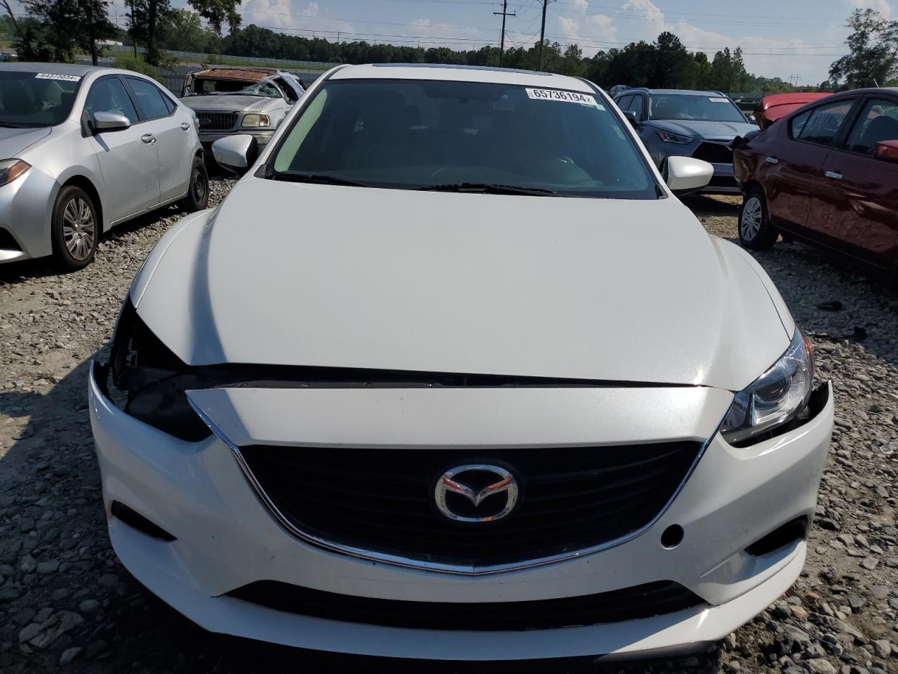 2015 Mazda 6 VIN JM1GJ1V55F1212188 Copart auction photo, front end damage thumbnail 5