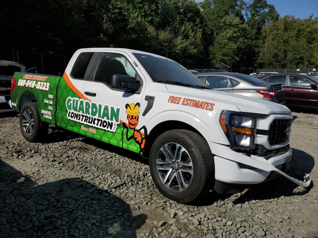 2023 Ford F-150 VIN 1FTEX1CP7PKE67236 Copart auction photo, all over / undercarriage damage thumbnail 4