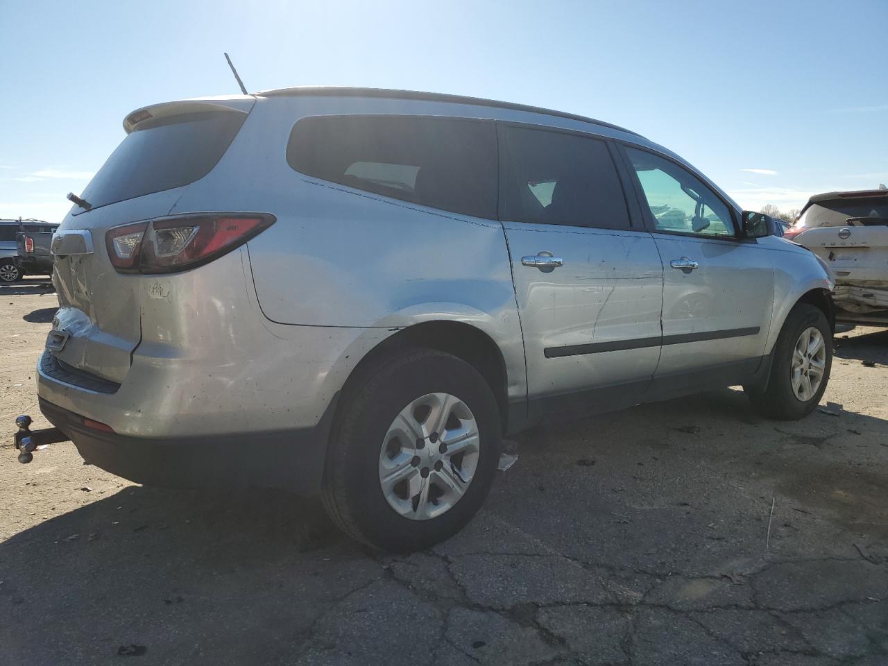 2017 Chevrolet Traverse VIN 1GNKVFED3HJ278915 Copart auction photo, front end / rear end damage thumbnail 3