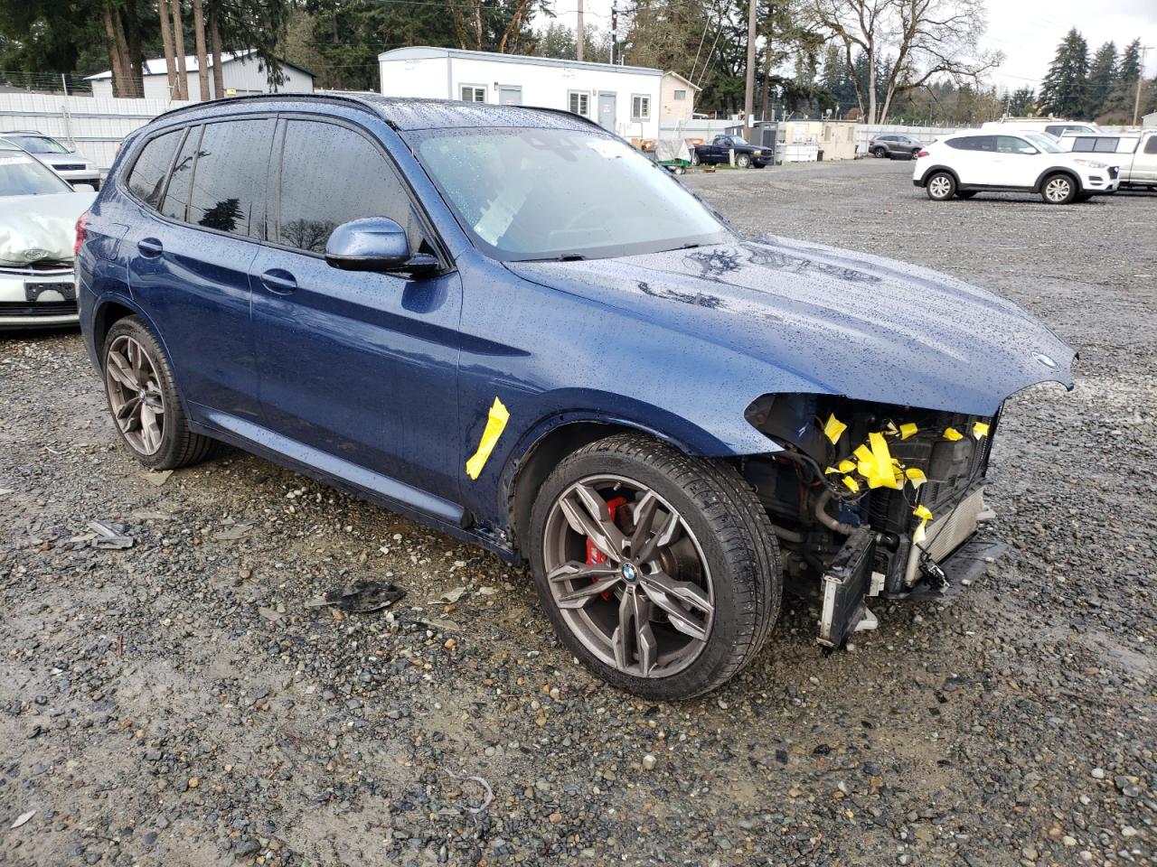 2021 BMW X3 VIN 5UXTY9C09M9F05513 Copart auction photo, front end damage thumbnail 4