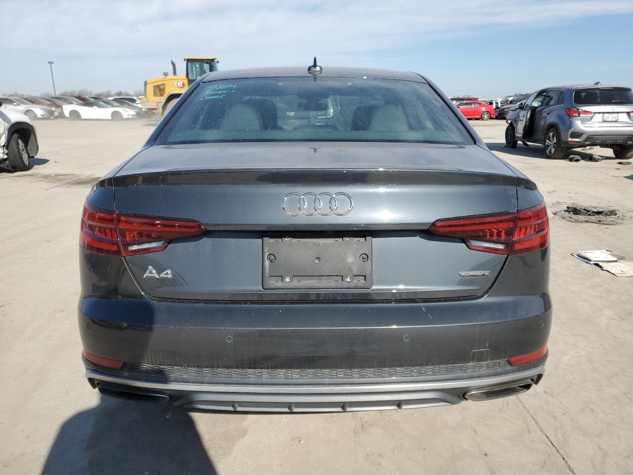 2019 Audi A4 VIN WAUENAF44KN016700 Copart auction photo, front end damage thumbnail 6