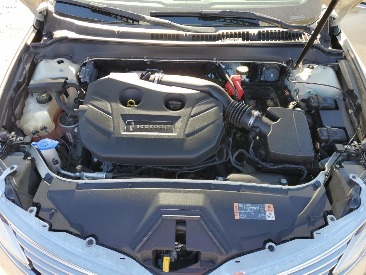 2014 Lincoln MKZ VIN 3LN6L2G91ER822276 Copart auction photo, side / rear end damage thumbnail 11
