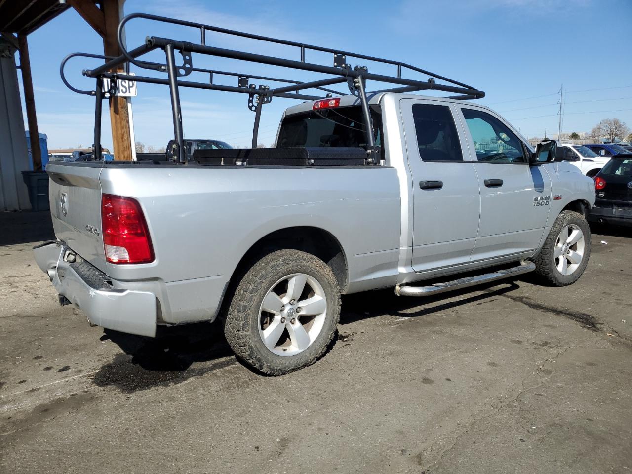 2013 RAM 1500 VIN 1C6RR7FT9DS646596 Copart auction photo, front end / rear end damage thumbnail 3