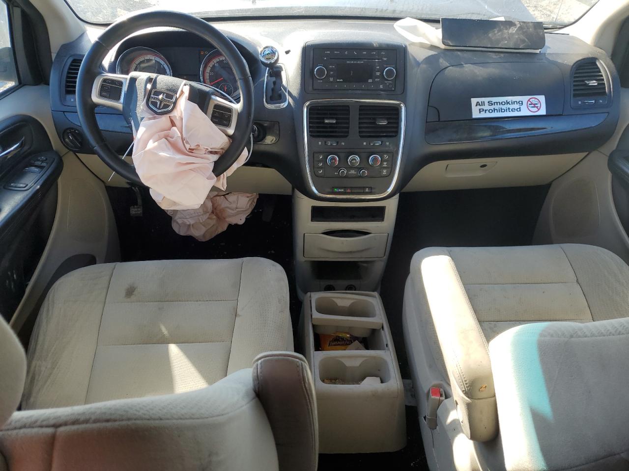 2014 Dodge Caravan VIN 2C4RDGBG9ER238070 Copart auction photo, front end / rear end damage thumbnail 8