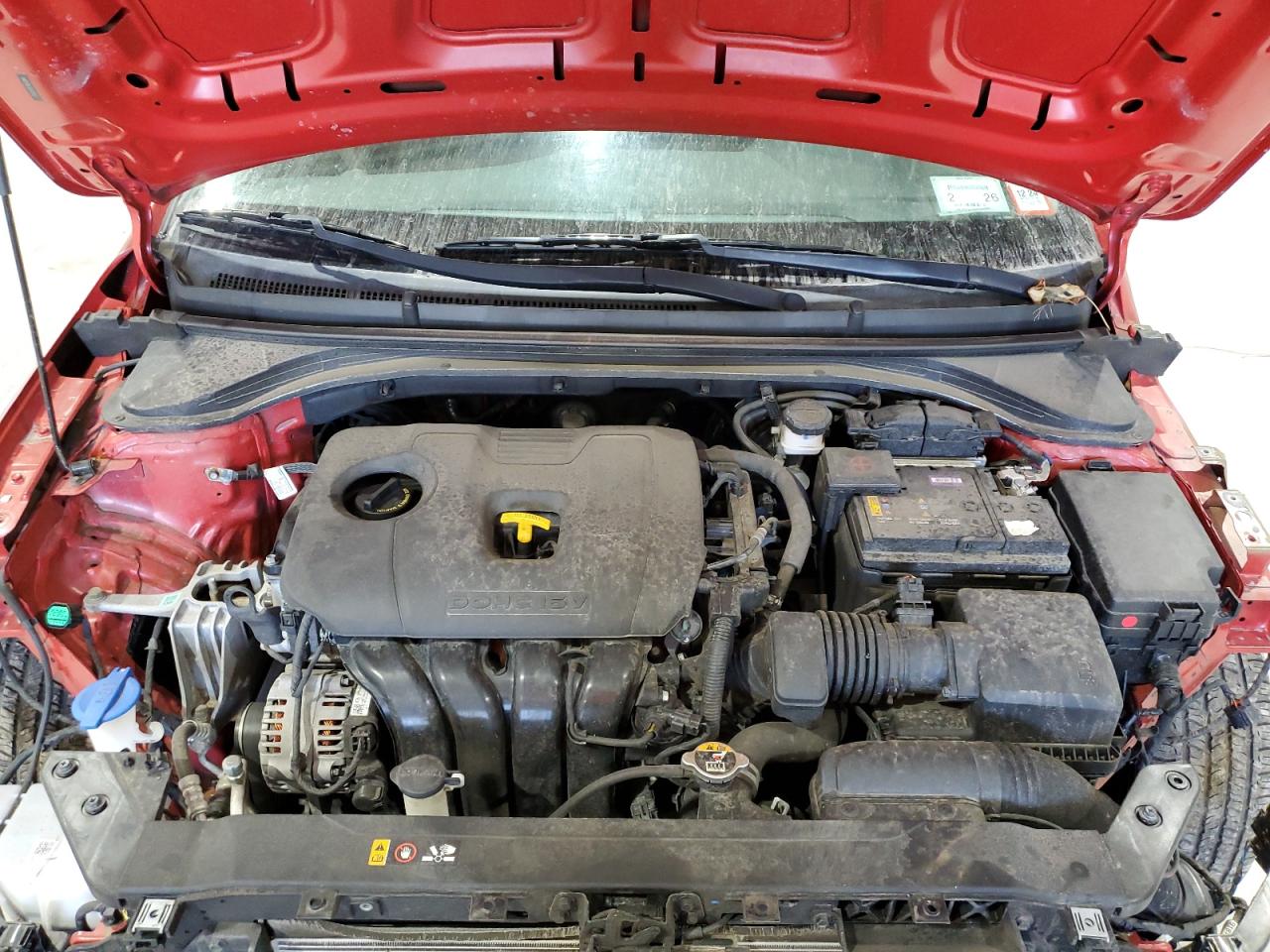 2020 Hyundai Elantra VIN 5NPD74LF3LH525923 Copart auction photo, vandalism / stripped damage thumbnail 13