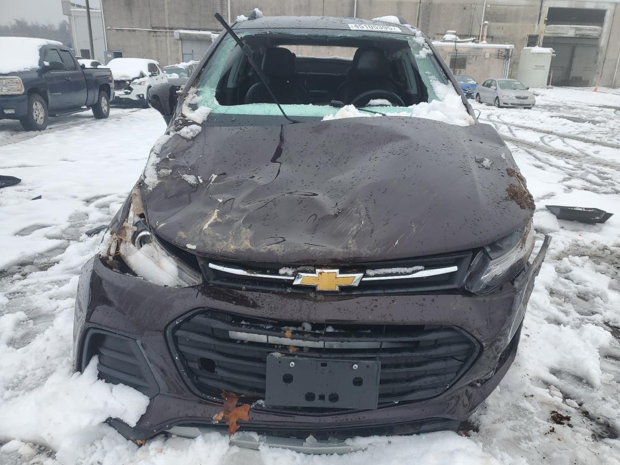 2021 Chevrolet Trax VIN KL7CJLSB3MB314307 Copart auction photo, rollover damage thumbnail 5