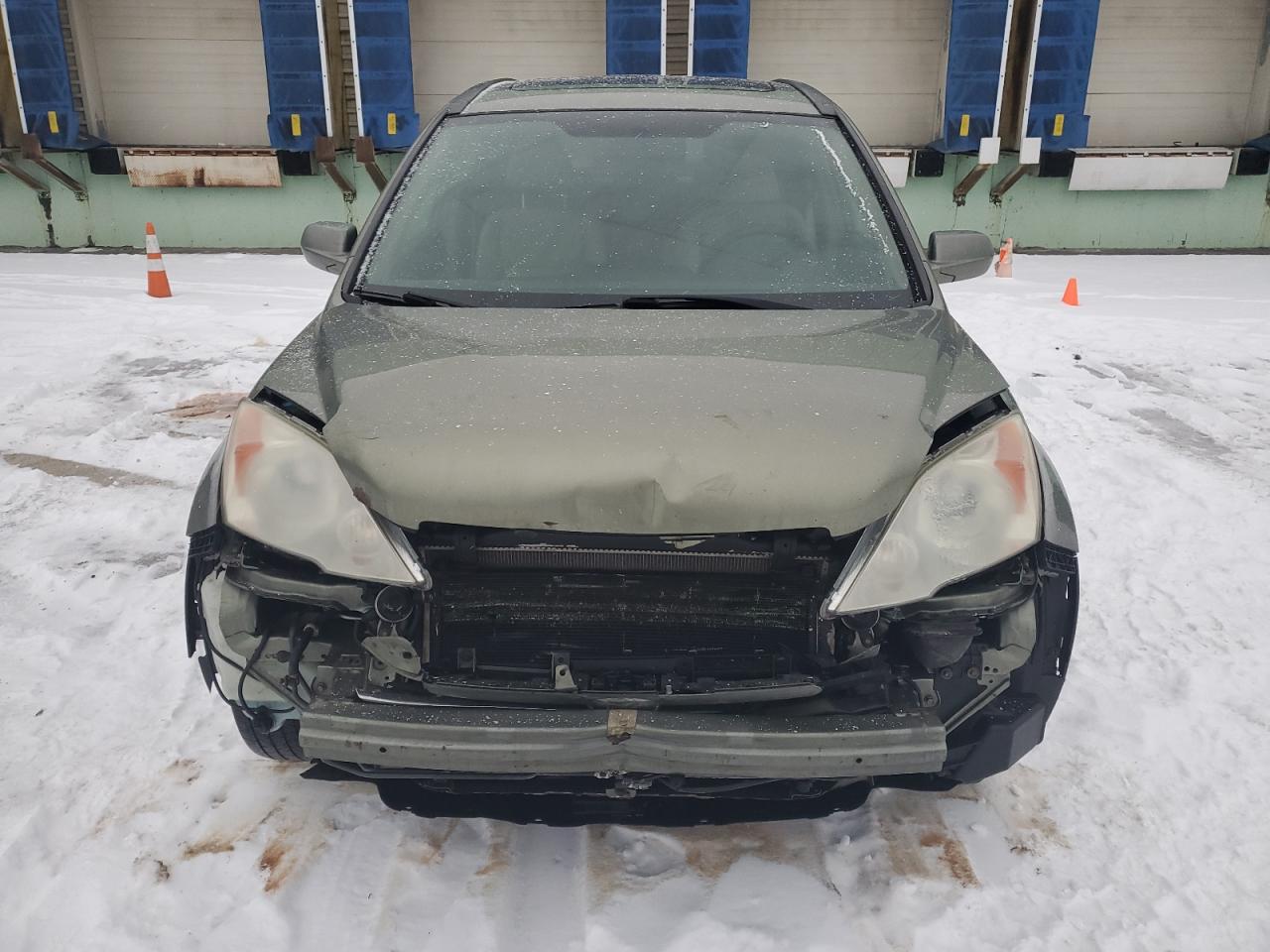 2009 Honda CR-V VIN 5J6RE48719L019387 Copart auction photo, front end damage thumbnail 5