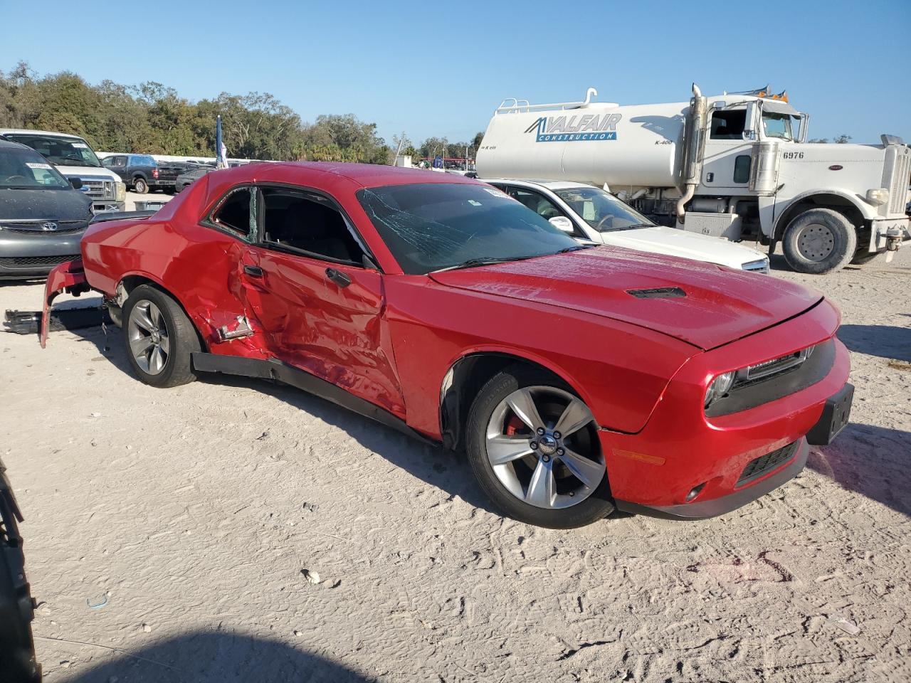 2016 Dodge Challenger VIN 2C3CDZAG4GH184421 Copart auction photo, side / rear end damage thumbnail 4