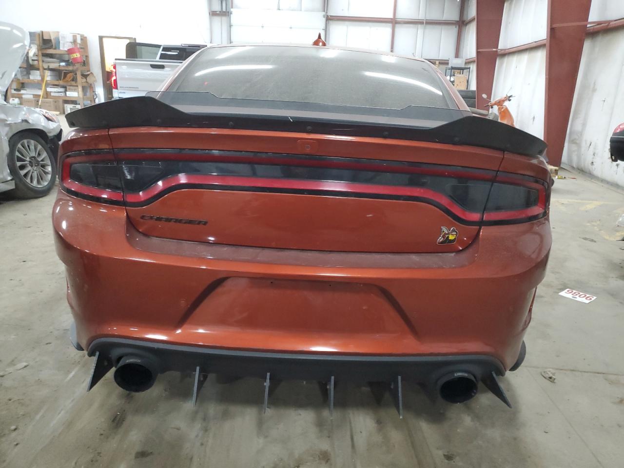 2021 Dodge Charger VIN 2C3CDXGJ8MH540016 Copart auction photo, vandalism damage thumbnail 6