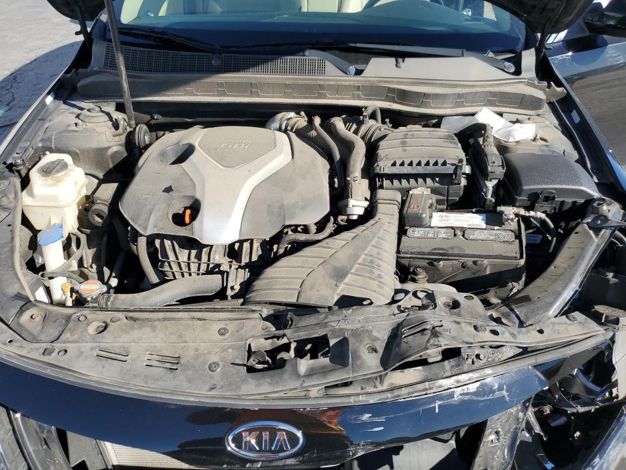 2012 KIA Optima VIN 5XXGN4A66CG016720 Copart auction photo, front end / minor dent/scratches damage thumbnail 12