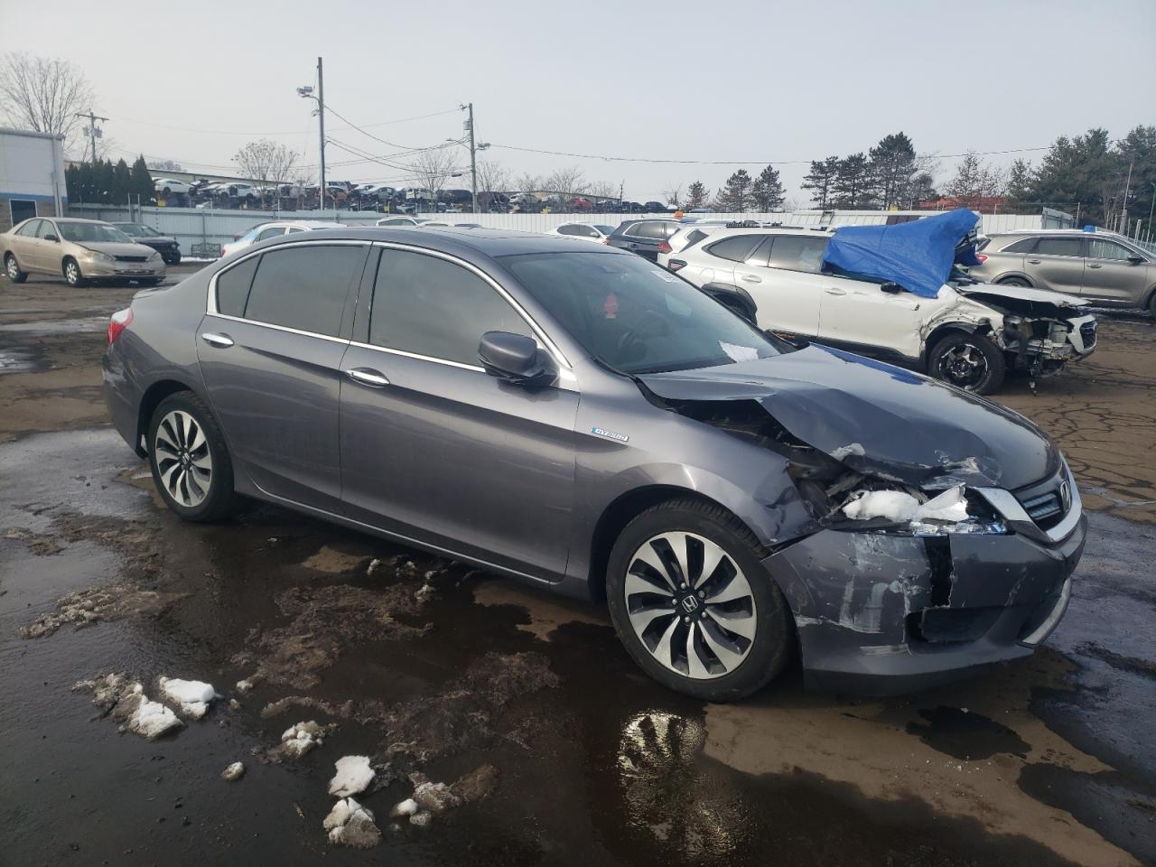 2015 Honda Accord VIN 1HGCR6F73FA006275 Copart auction photo, front end damage thumbnail 4
