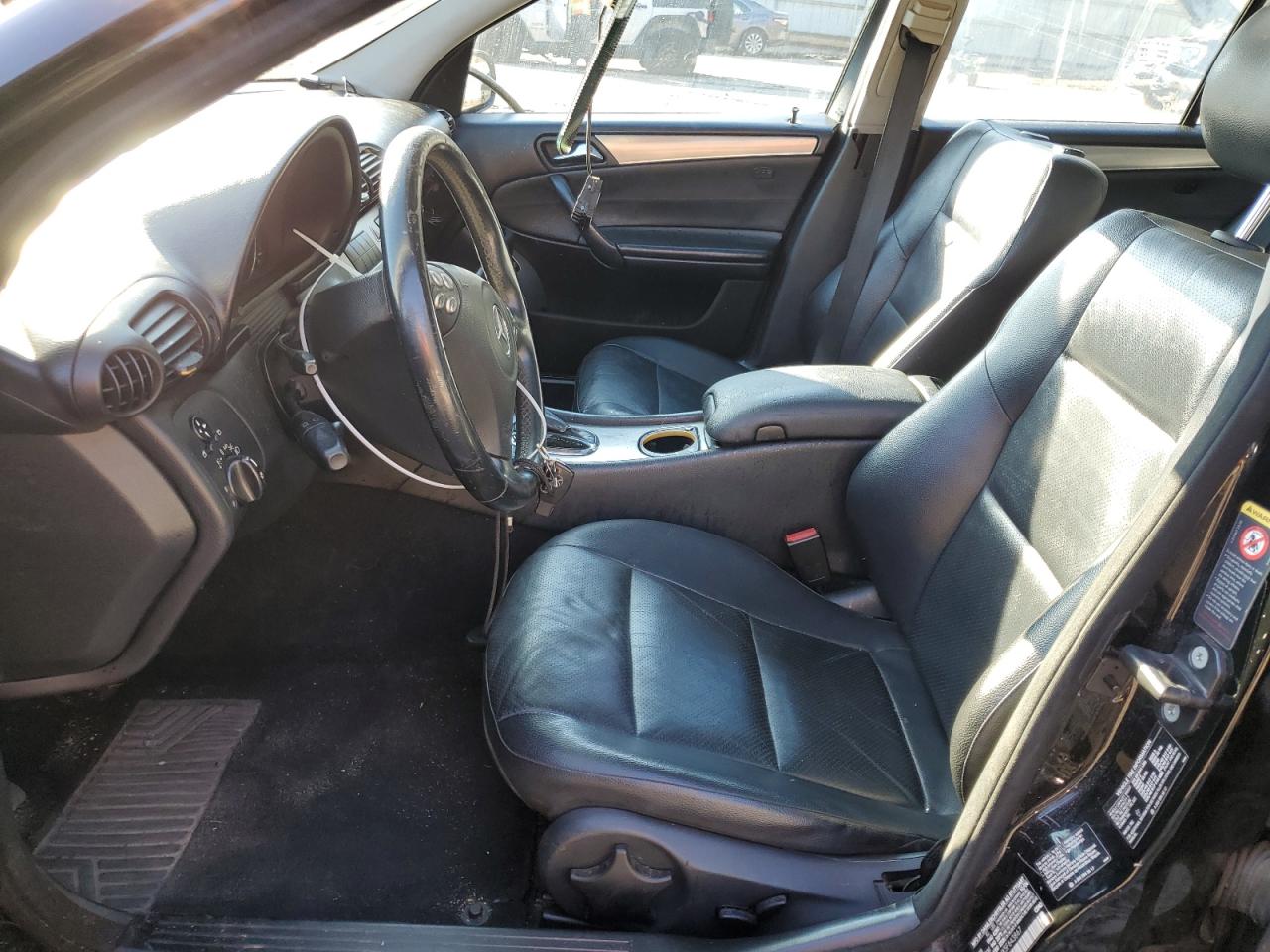 2005 Mercedes-Benz C-klasse VIN WDBRF40JX5F643867 Copart auction photo, rear end / front end damage thumbnail 7