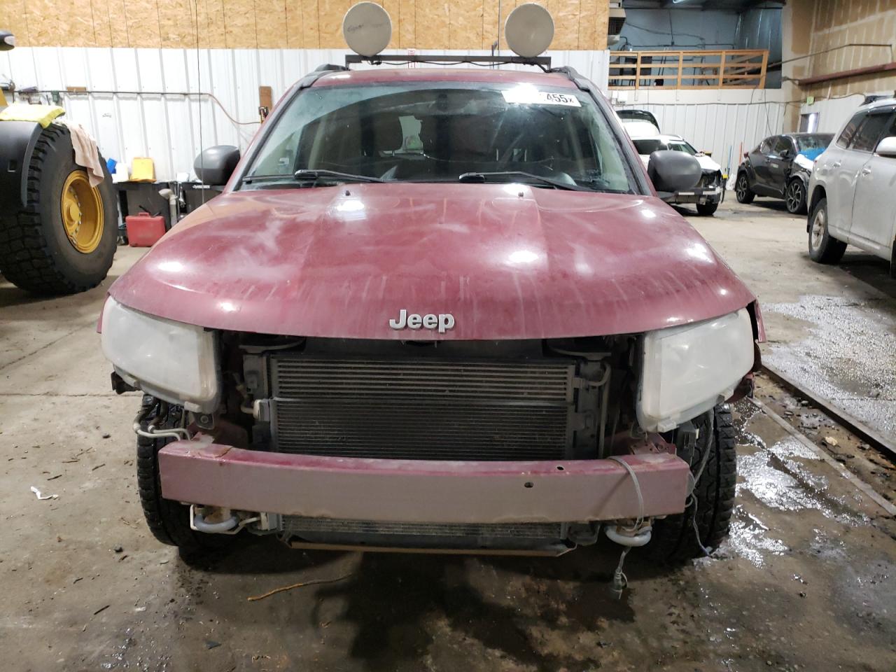 2012 Jeep Compass VIN 1C4NJDBB6CD624293 Copart auction photo, front end / all over damage thumbnail 5