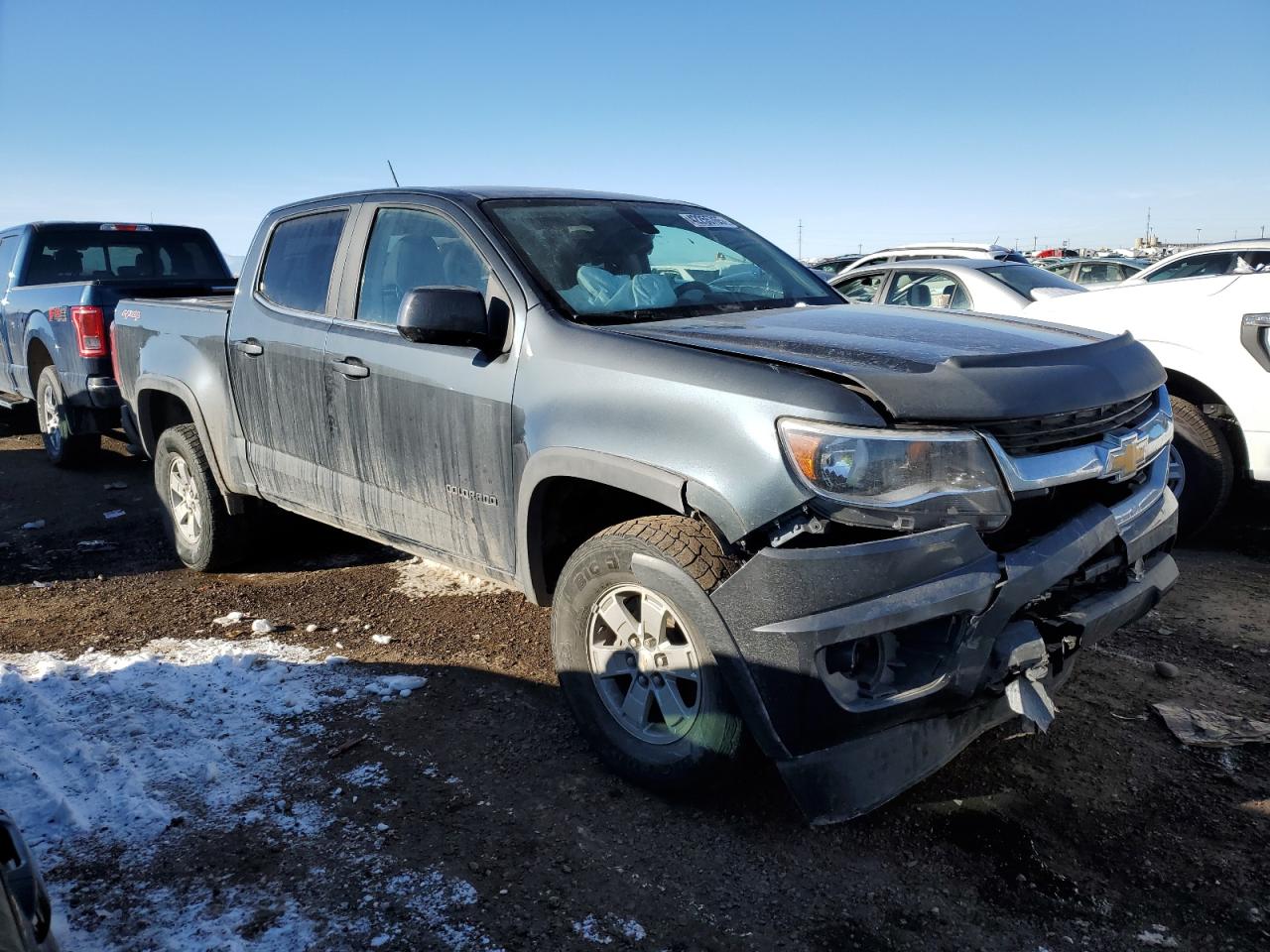 2015 Chevrolet Colorado VIN 1GCGTAE32F1191129 Copart auction photo, front end damage thumbnail 4