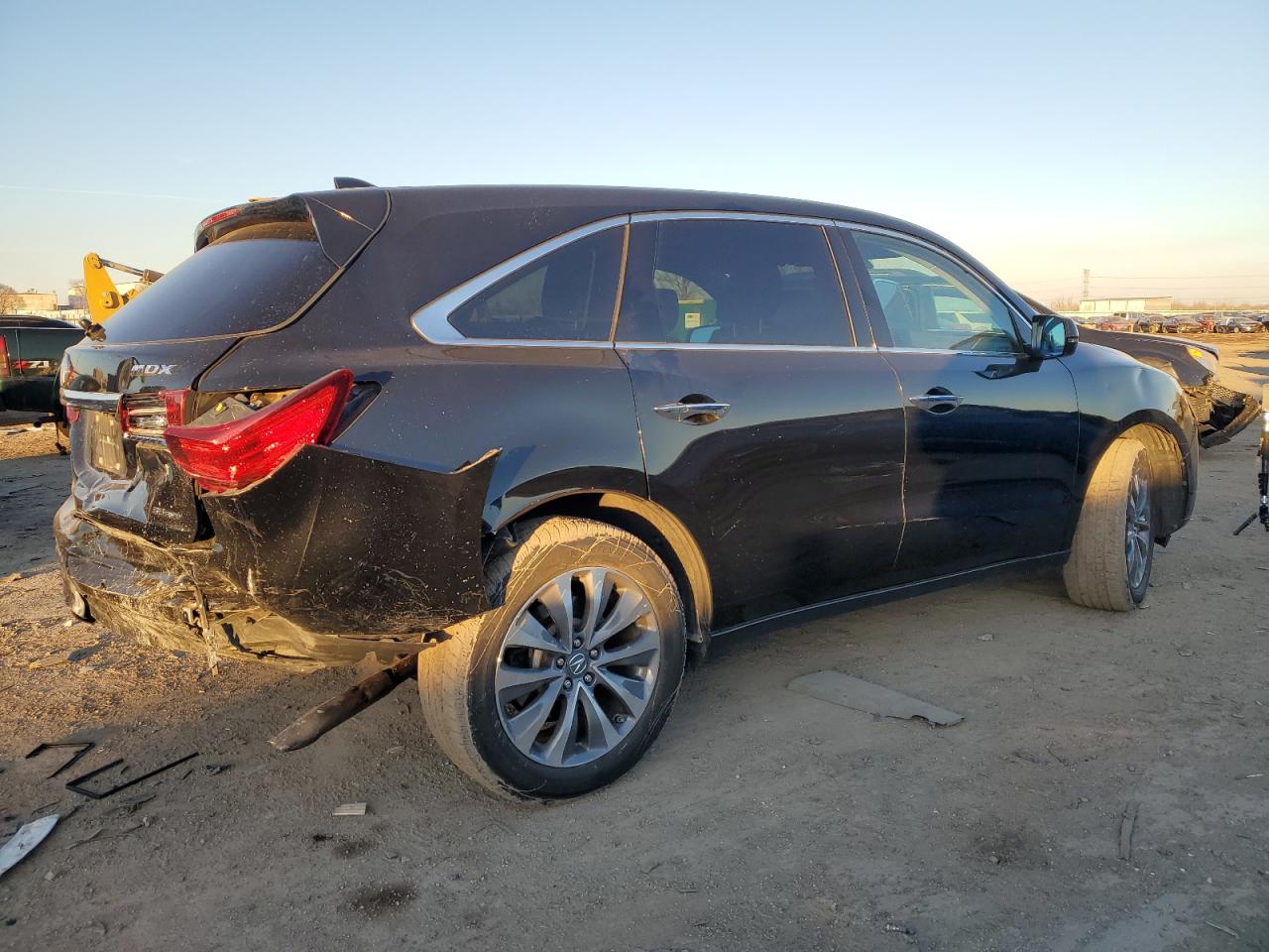2016 Acura MDX VIN 5FRYD4H6XGB033864 Copart auction photo, rear end damage thumbnail 3