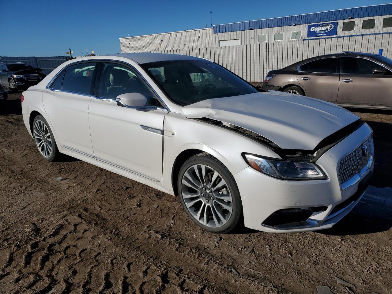 2017 Lincoln Continental VIN 1LN6L9SP2H5623940 Copart auction photo, front end / rear end damage thumbnail 4