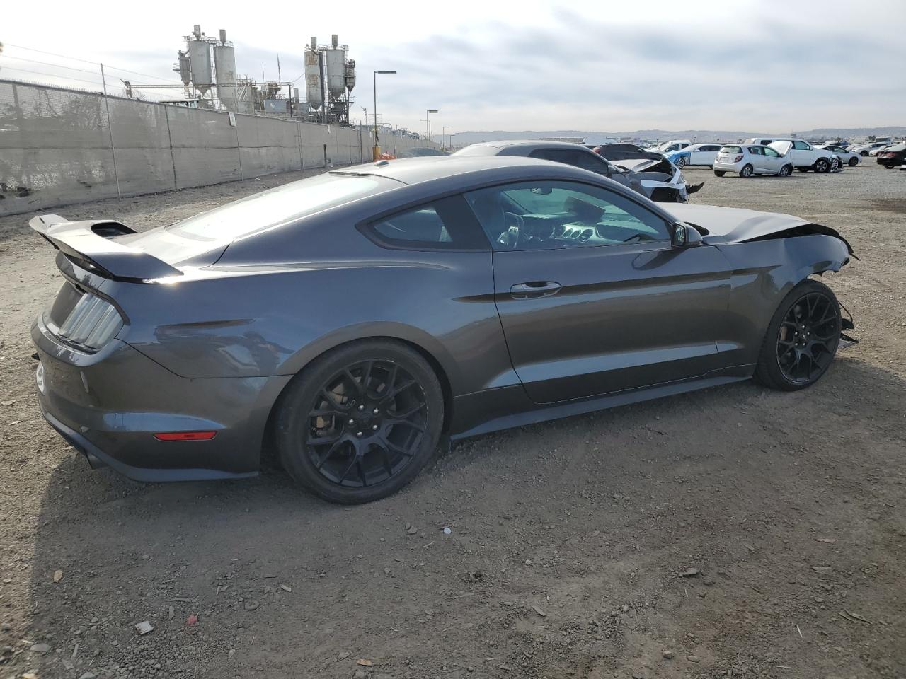2019 Ford Mustang VIN 1FA6P8TH0K5135416 Copart auction photo, front end damage thumbnail 3