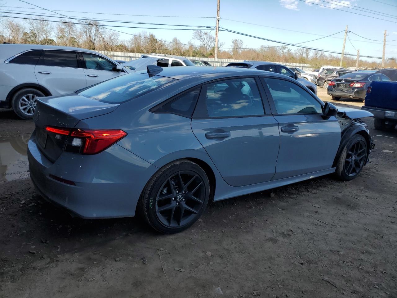 2024 Honda Civic VIN 2HGFE2F54RH593883 Copart auction photo, front end / minor dent/scratches damage thumbnail 3