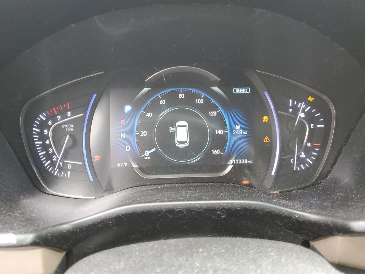 2019 Hyundai Santa Fe VIN 5NMS53AD7KH090036 Copart auction photo, side damage thumbnail 9