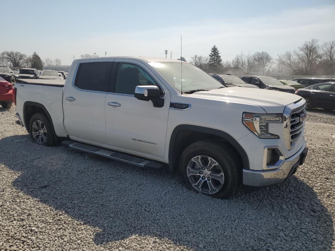 2019 GMC Sierra VIN 3GTU9DED4KG113488 Copart auction photo, side damage thumbnail 4