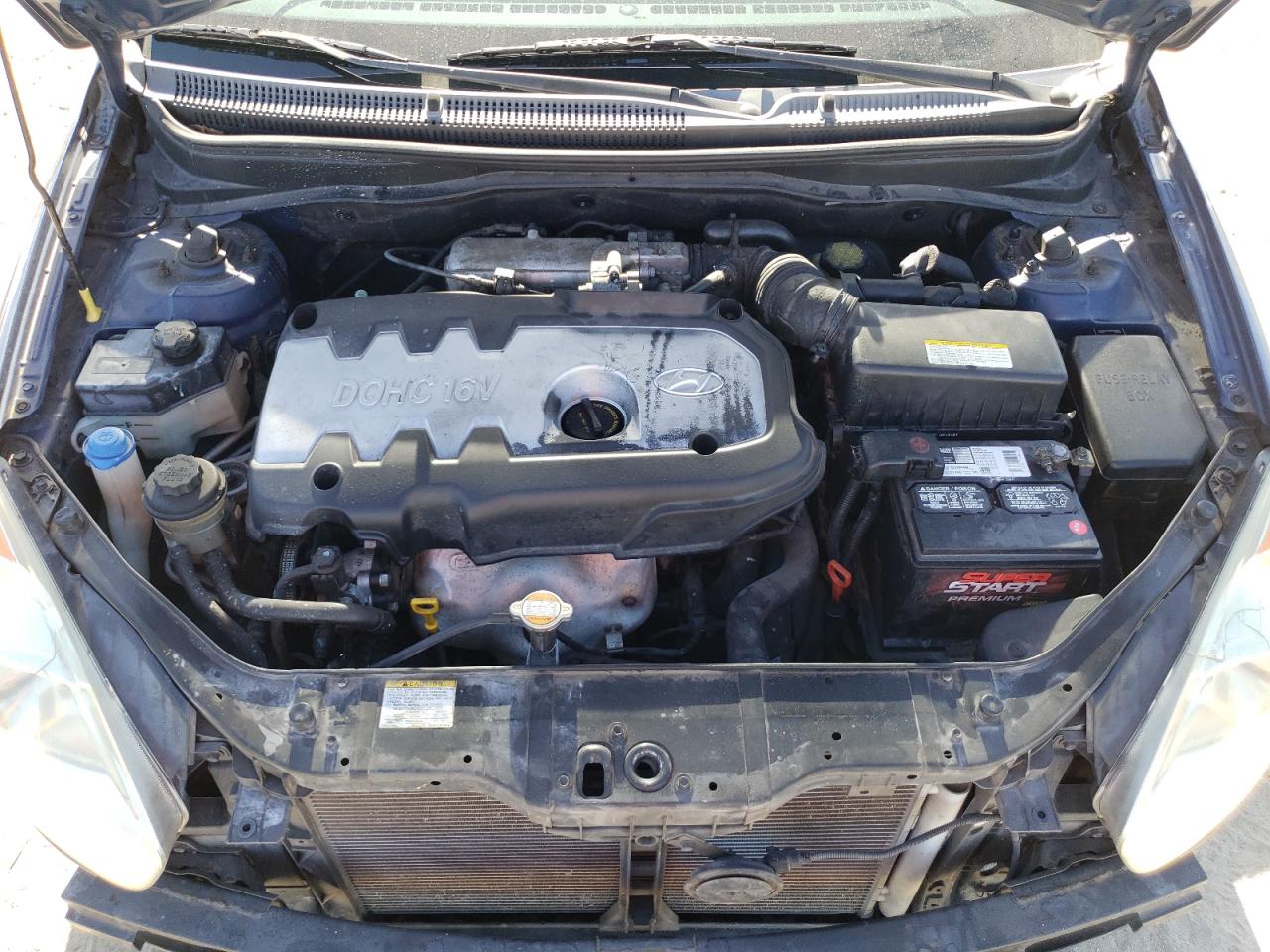 2007 Hyundai Accent VIN KMHCM36C27U034394 Copart auction photo, front end / minor dent/scratches damage thumbnail 11