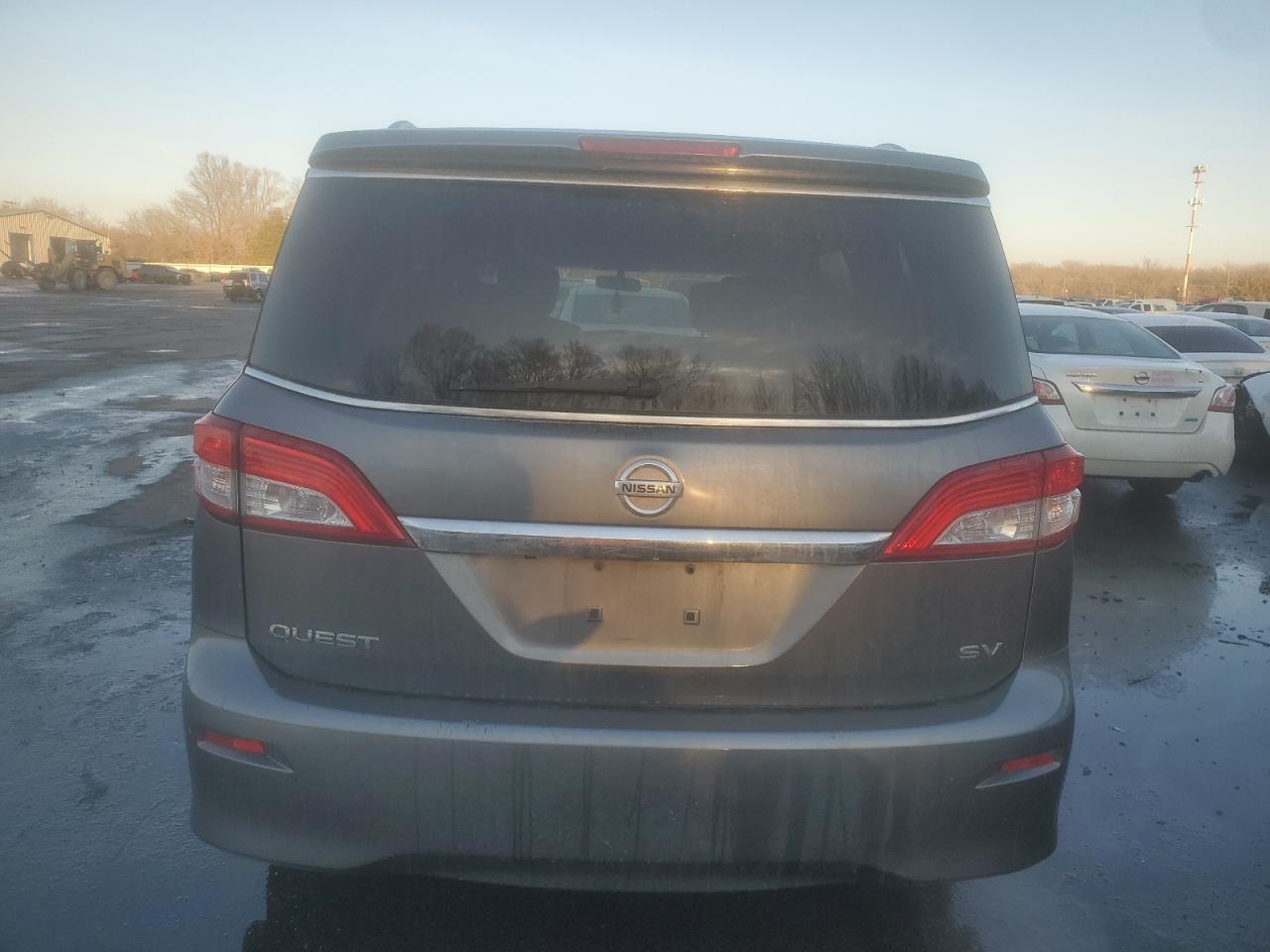 2014 Nissan Quest VIN JN8AE2KP1E9105228 Copart auction photo, front end damage thumbnail 6
