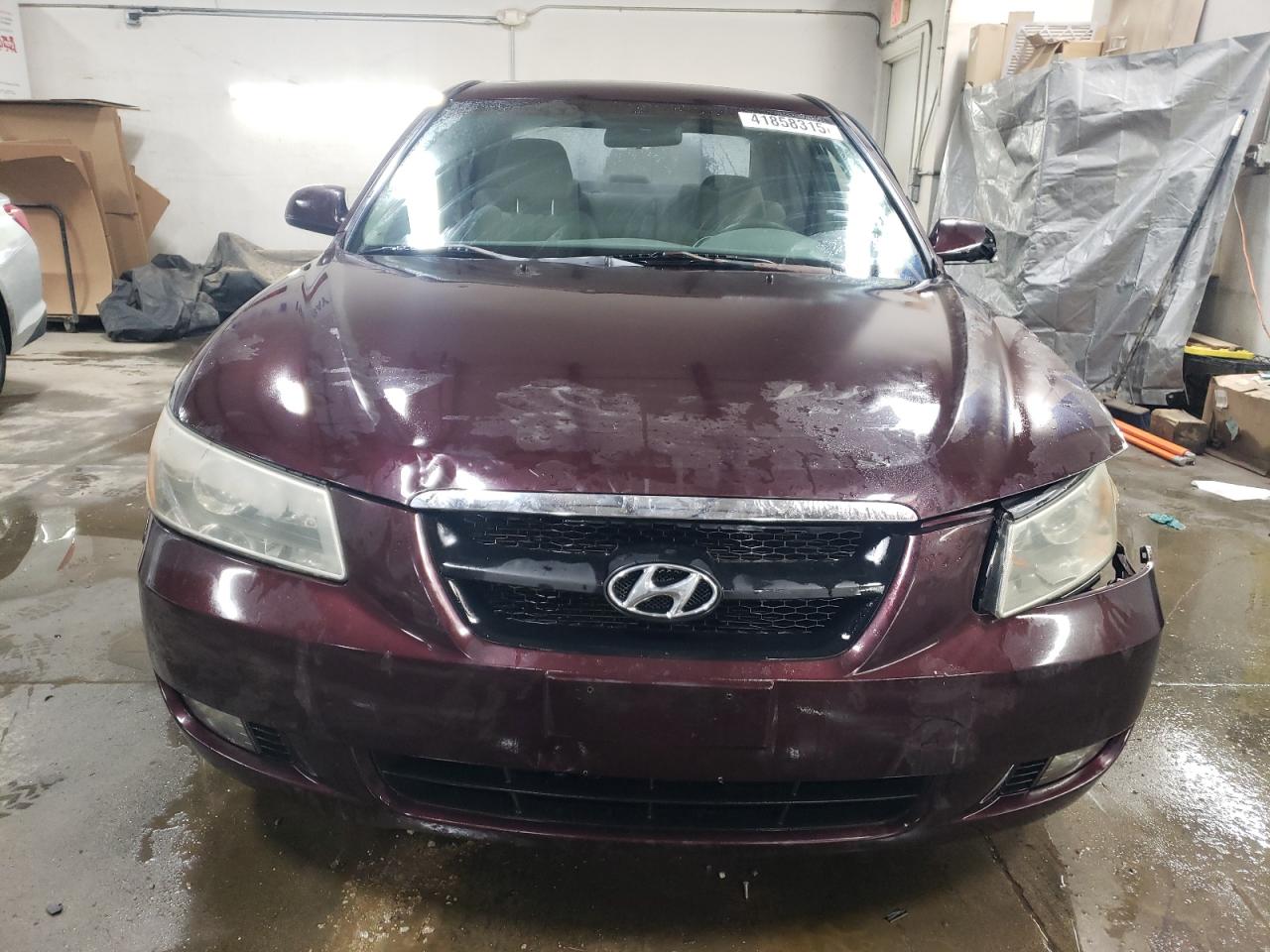 2006 Hyundai Sonata VIN 5NPEU46F06H032696 Copart auction photo, front end / side damage thumbnail 5