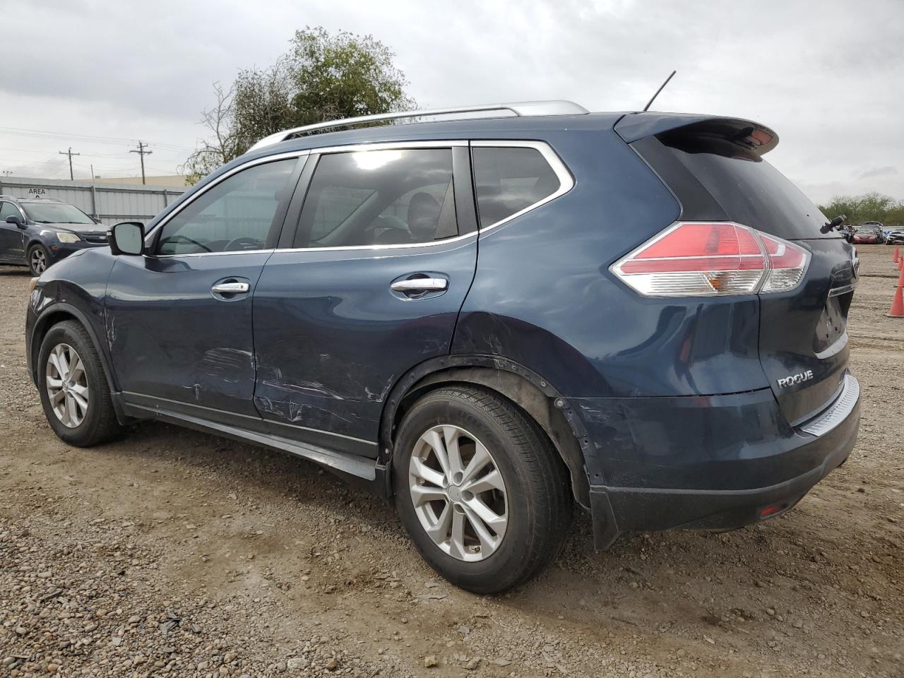 2015 Nissan Rogue VIN KNMAT2MT2FP575342 Copart auction photo, all over damage thumbnail 2
