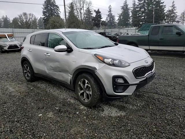 2020 KIA Sportage VIN KNDPMCAC5L7801760 Copart auction photo, side / front end damage thumbnail 12