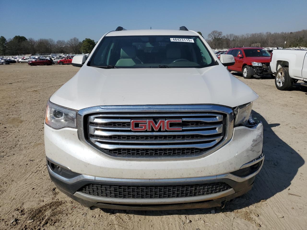 2017 GMC Acadia VIN 1GKKNMLS1HZ115295 Copart auction photo, front end / rear end damage thumbnail 5