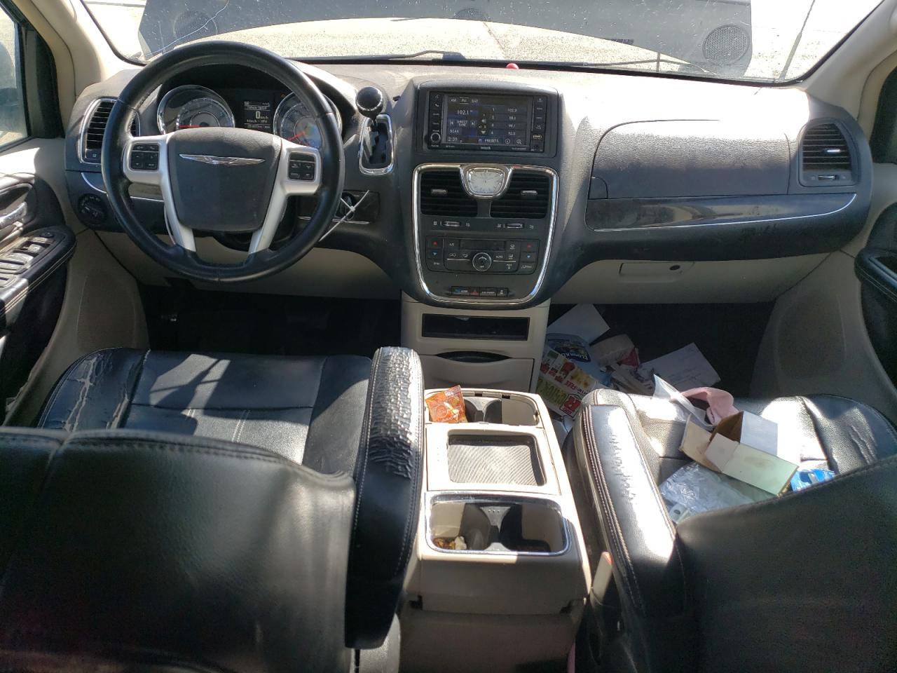 2014 Chrysler Town & Country VIN 2C4RC1BG6ER382191 Copart auction photo, front end damage thumbnail 8