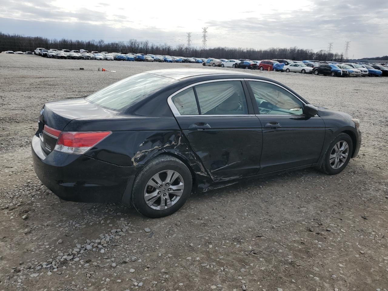 2012 Honda Accord VIN 1HGCP2F60CA006963 Copart auction photo, side damage thumbnail 3