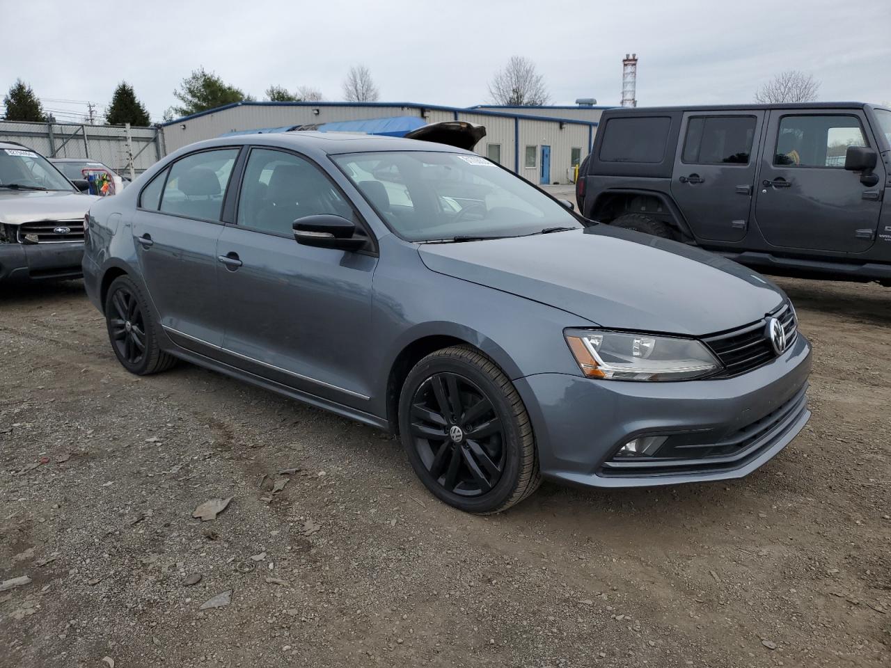 2018 Volkswagen Jetta VIN 3VWD17AJ2JM225952 Copart auction photo, side / minor dent/scratches damage thumbnail 4