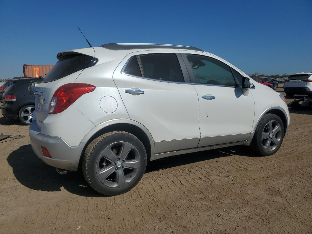 2014 Buick Encore VIN KL4CJBSB5EB548490 Copart auction photo, front end damage thumbnail 3
