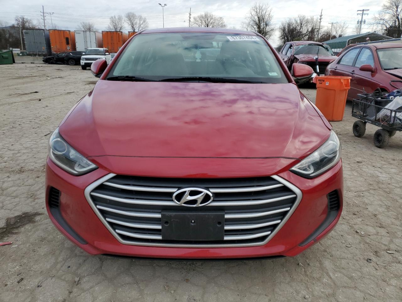 2018 Hyundai Elantra VIN 5NPD84LF5JH241865 Copart auction photo, burn damage thumbnail 5