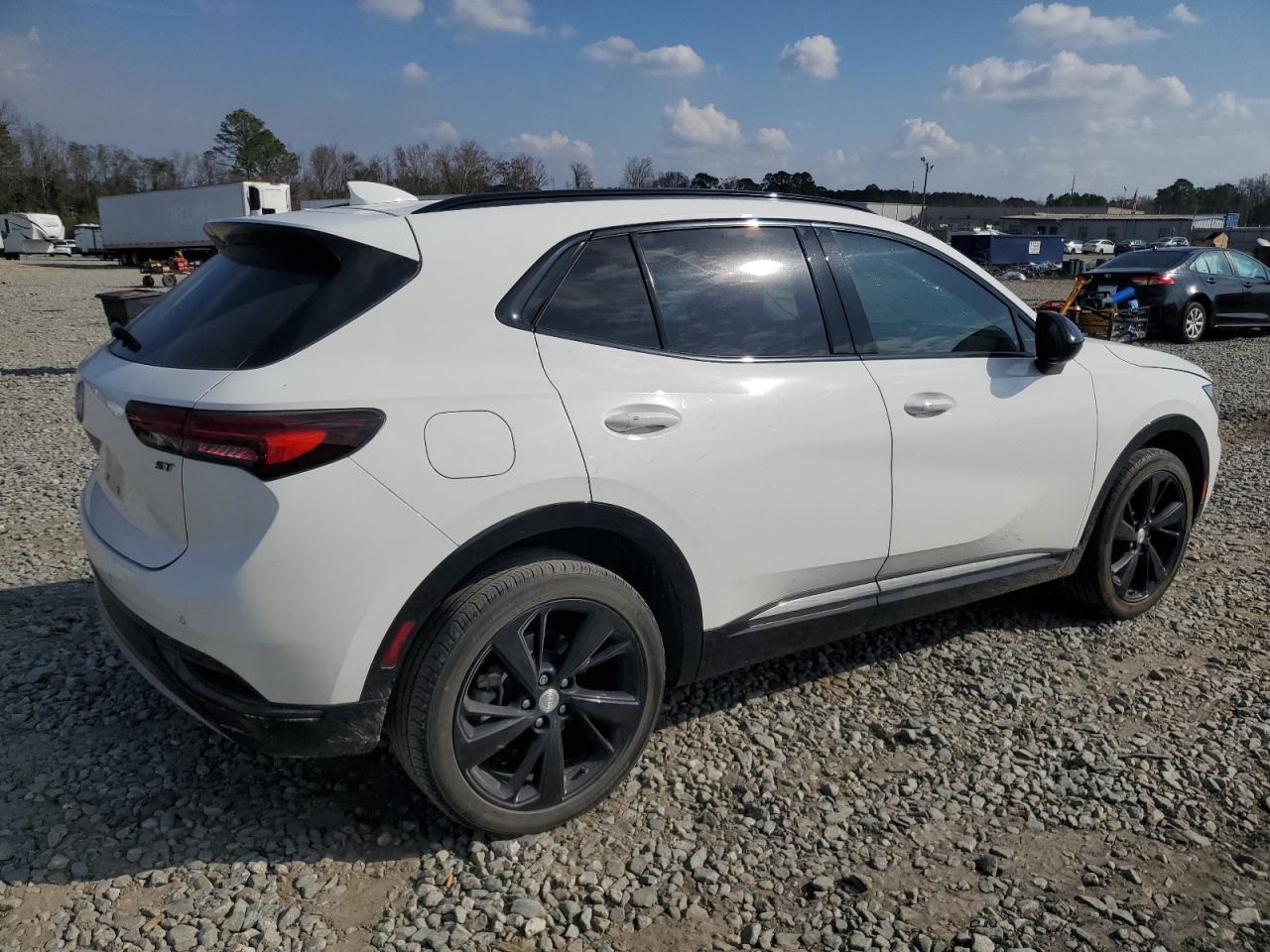 2021 Buick Envision VIN LRBAZLR49MD108244 Copart auction photo, top/roof damage thumbnail 3