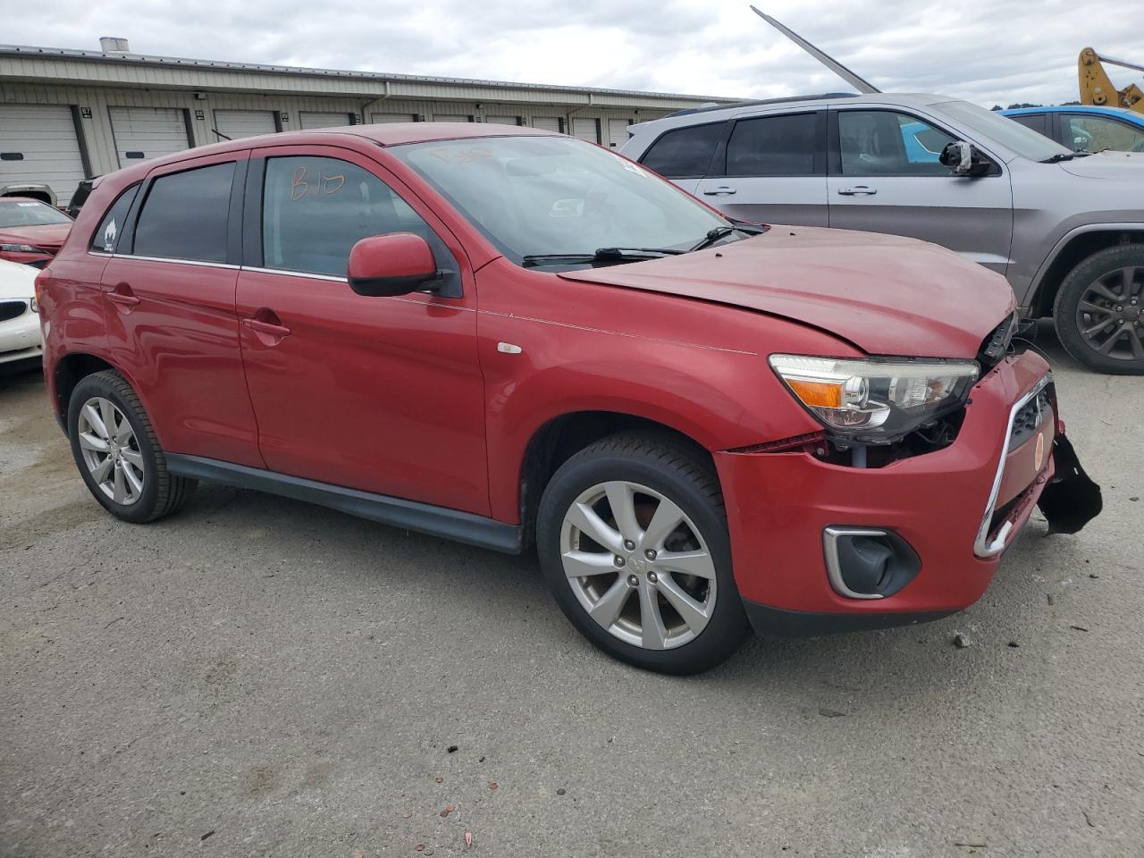 2013 Mitsubishi Outlander VIN 4A4AP4AU4DE008225 Copart auction photo, front end damage thumbnail 4