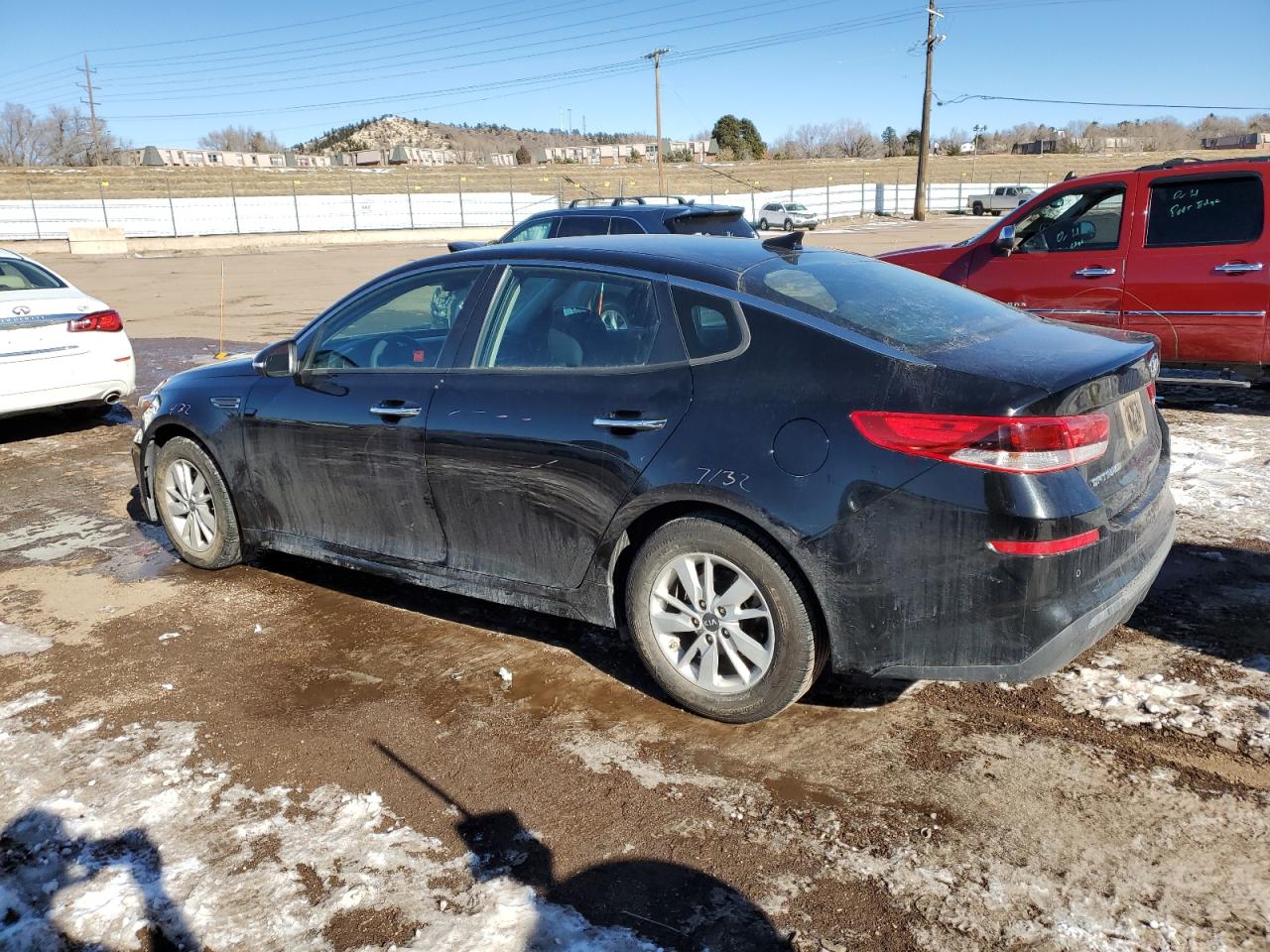 2019 KIA Optima VIN 5XXGT4L35KG276713 Copart auction photo, front end damage thumbnail 2